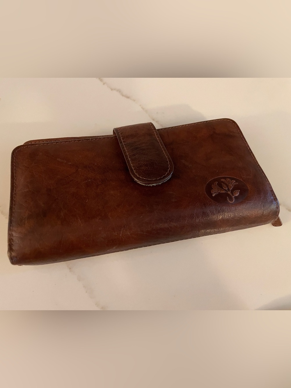 Buxton Brown Leather Wallet